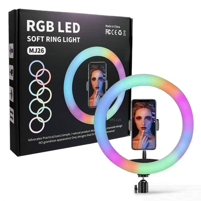 26CM RGB Led Soft Ring Light
